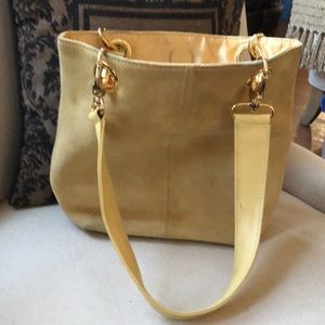 Cute vintage Mustard yellow hand bag cute